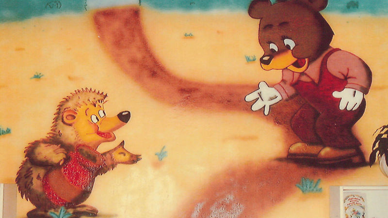 óvodai falfestés referencia