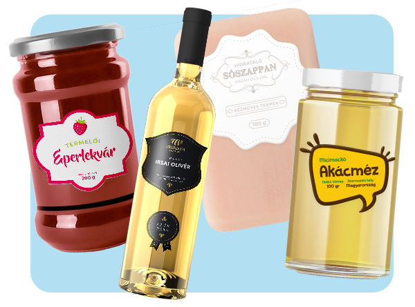 Dekorkovács - Matrica, címke