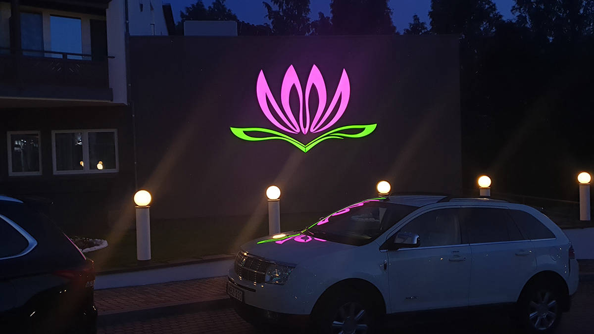 dekorkovács - lotus therme 3D világító